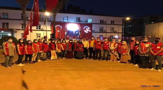 İç İşleri Bakanı Kadirli Türk Kızılayına Teşekkür Belgesi Verdi