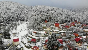 Zorkun Yaylası Beyaza Büründü 