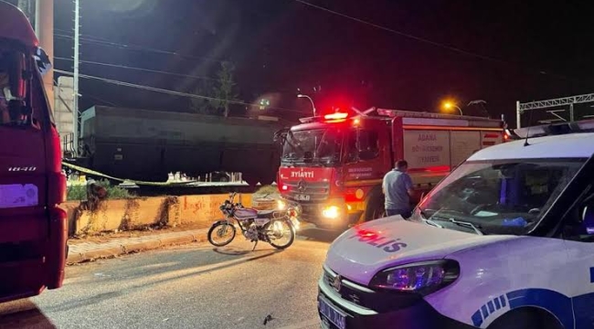 Adana'da Tren Kazası 1 Kişi Hayatını Kaybetti