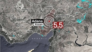 Kadirli'de Depremde 2 Kişi Yaralandı