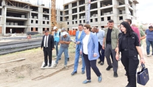 Derya Yanık Erkek Öğrenci Yurdu İnşaatında İncelemelerde Bulundu!