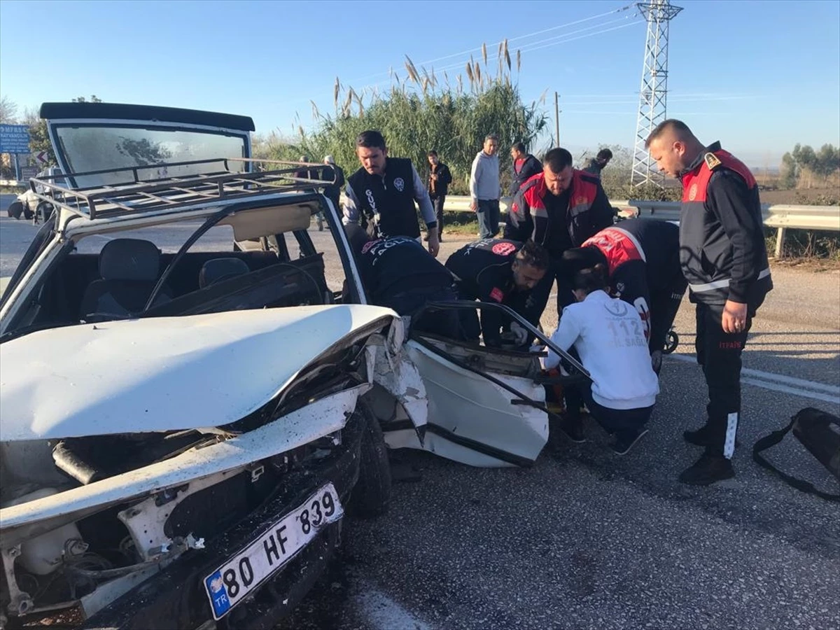 Kadirli'de Trafik Kazası 4 Yaralı