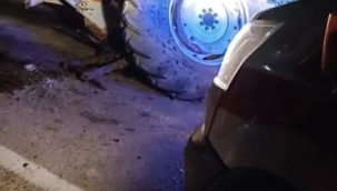 Andırın Karayolun'da Traktör Kazası