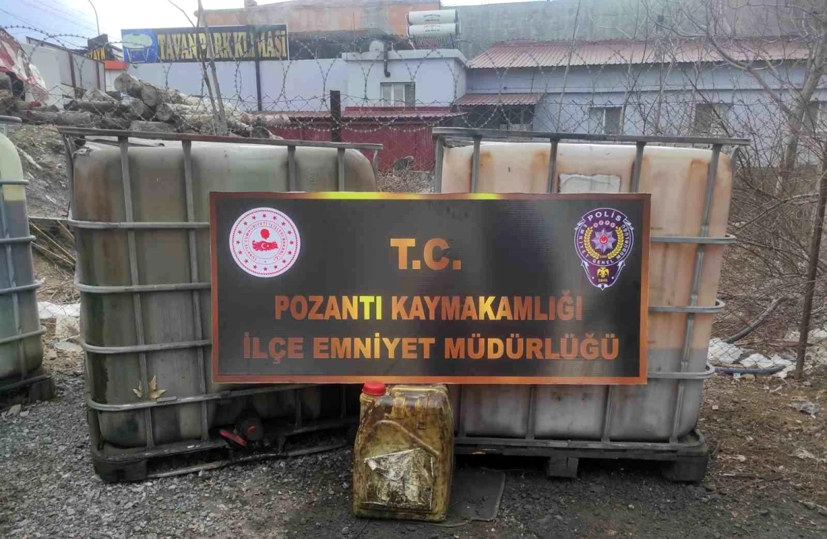 Adana'da Kaçak Yakıt Operasyonu: 2 Gözaltı!