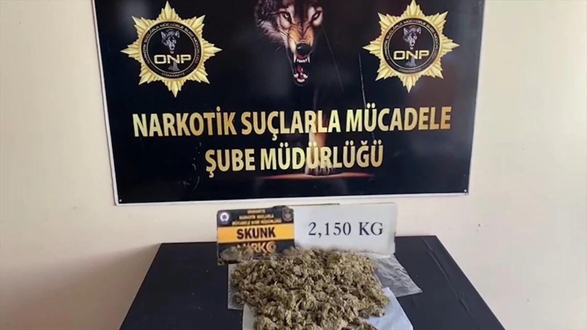 Osmaniye'de Uyuşturucu Sevkiyatı Önlendi: 2 Kilo Skunk Ele Geçirildi!